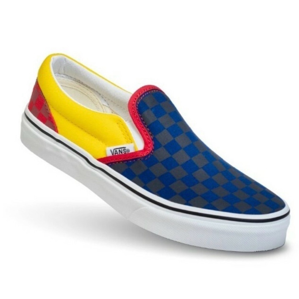 Vans Women’s Multicolor Checkered Slip-On Sneakers